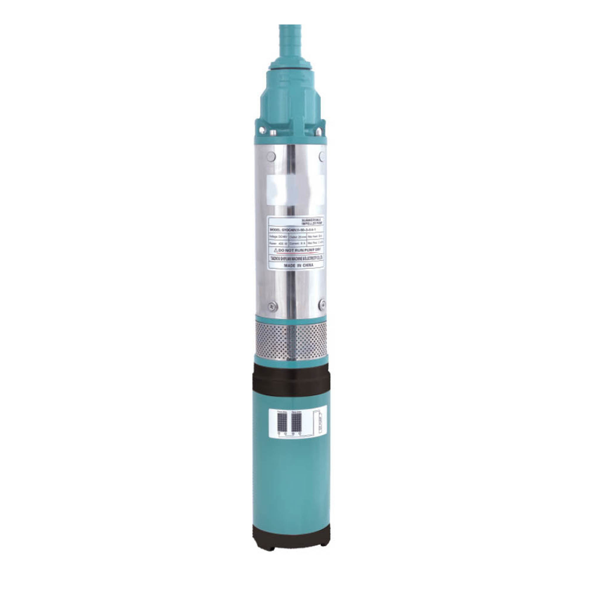 Gol Pumps, Solar deep well pump, 36VDC, 924GPH , 141ft., Max. Flow 924 GPH, Port Size 1 in, Model# 3GPDC 36V/I-300W-1